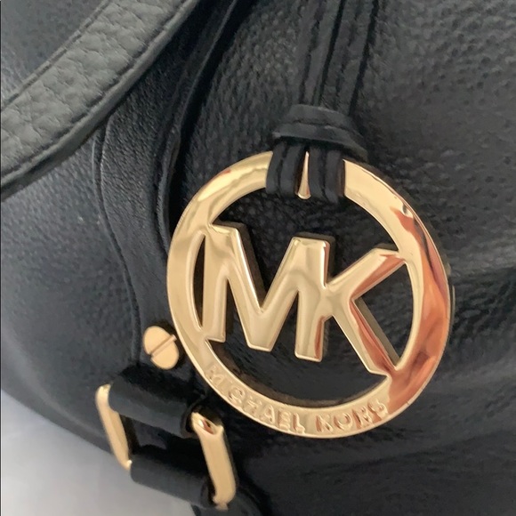 Black and Gold Michael Kors Handbag - Picture 4 of 5